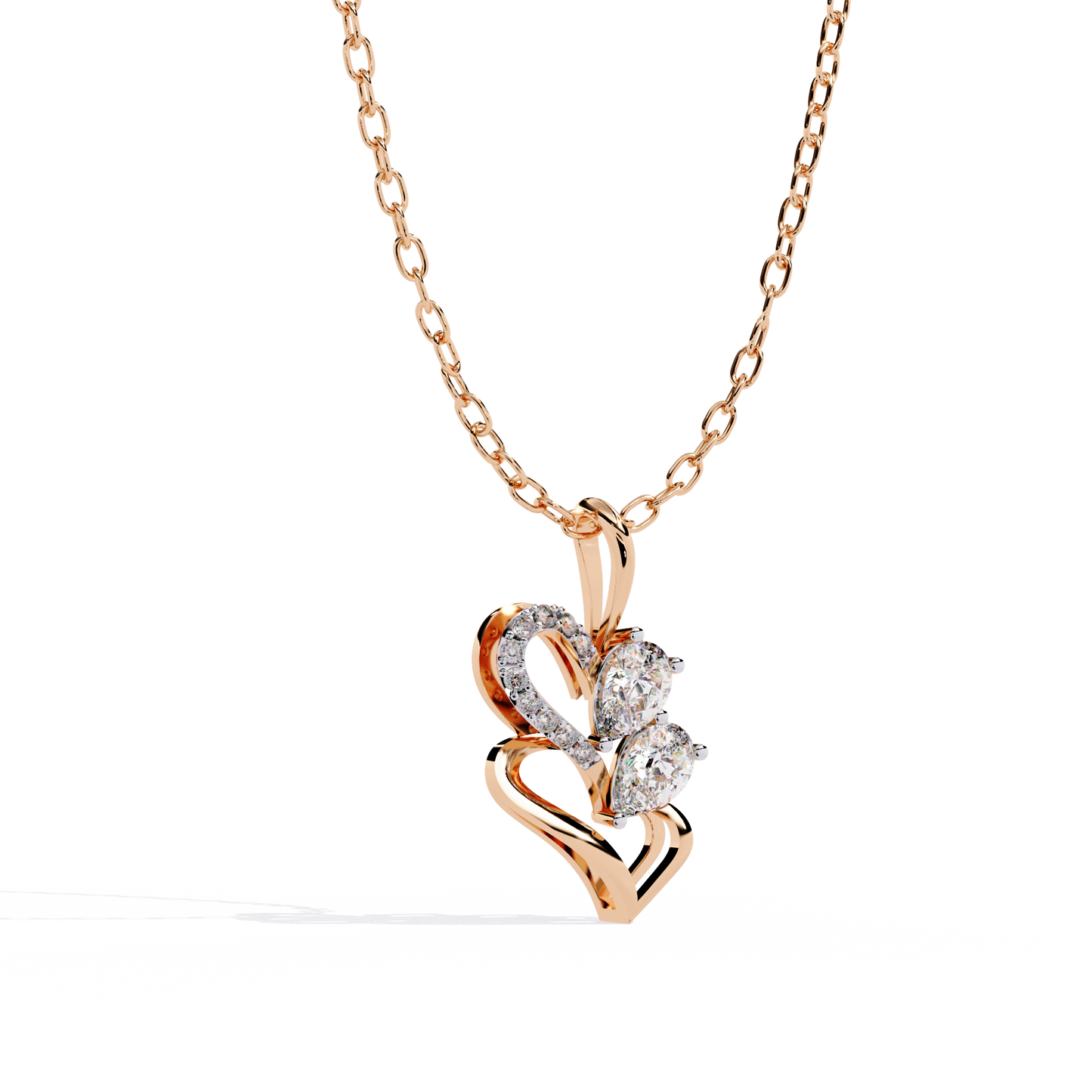 lab grown diamond | moissanite Jewellery Prince Leaf Lab Grown Diamond OR Moissanite Pendant by Rabbito Jewels