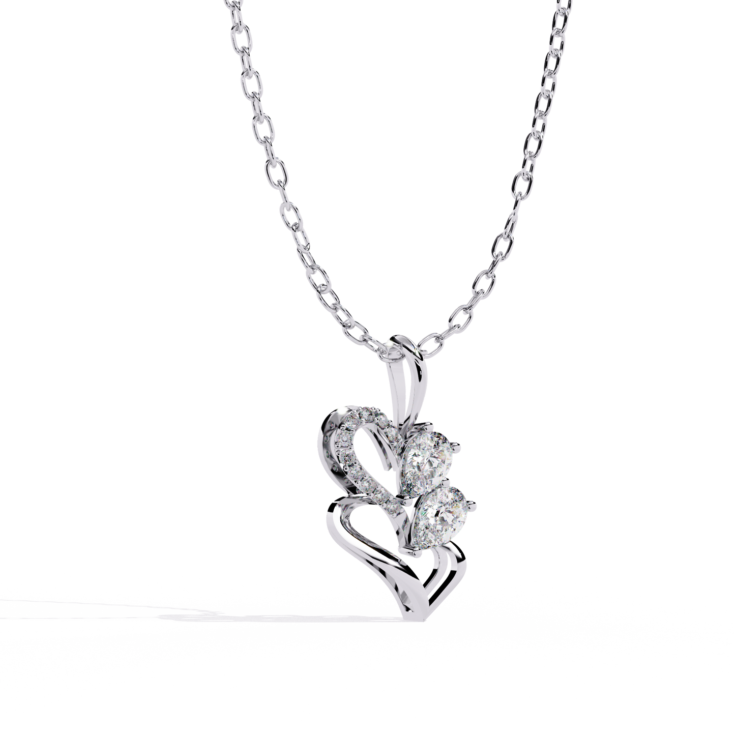 lab grown diamond | moissanite Jewellery Prince Leaf Lab Grown Diamond OR Moissanite Pendant by Rabbito Jewels