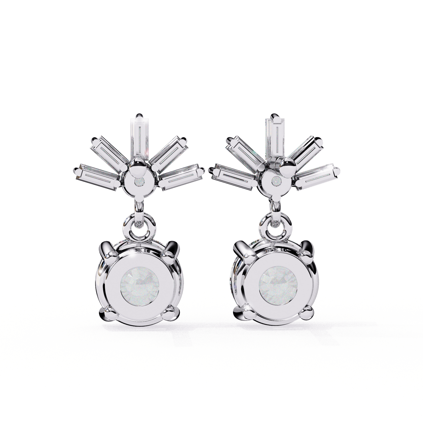 lab grown diamond | moissanite Jewellery Meteor Shine Lab Grown OR Moissanite Earrings by Rabbito Jewels