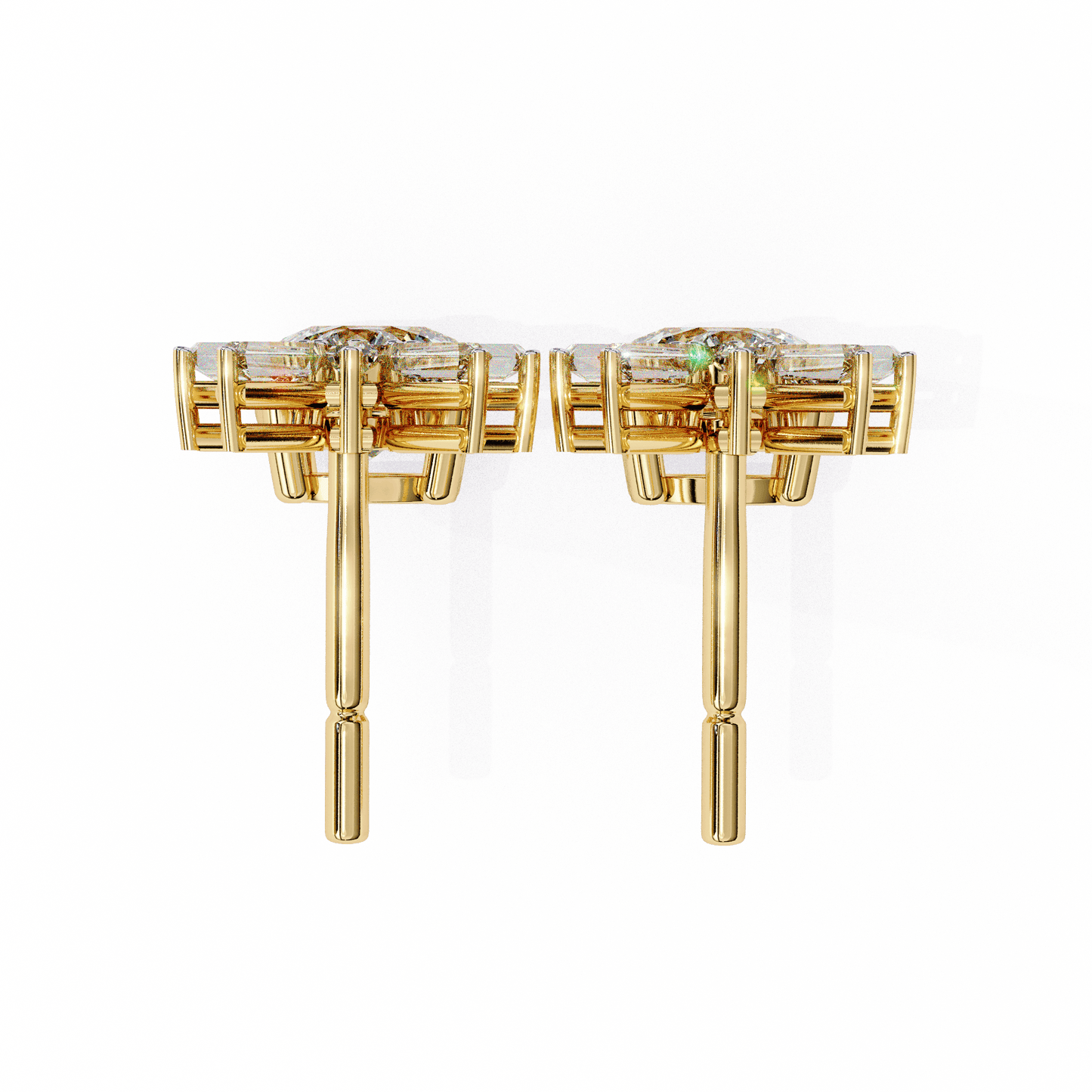 lab grown diamond | moissanite Jewellery Meteor Shine Lab Grown OR Moissanite Earrings by Rabbito Jewels