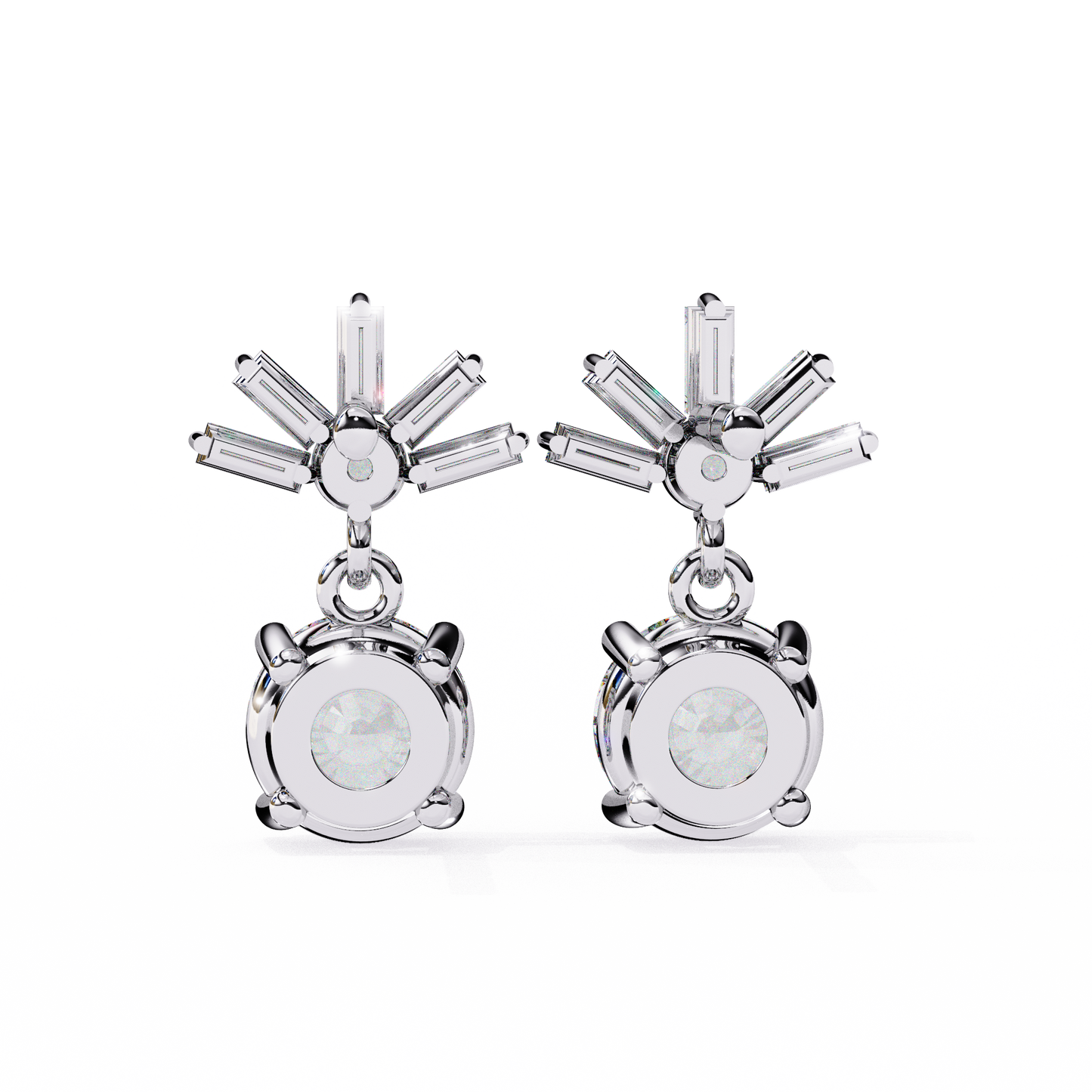 lab grown diamond | moissanite Jewellery Meteor Shine Lab Grown OR Moissanite Earrings by Rabbito Jewels