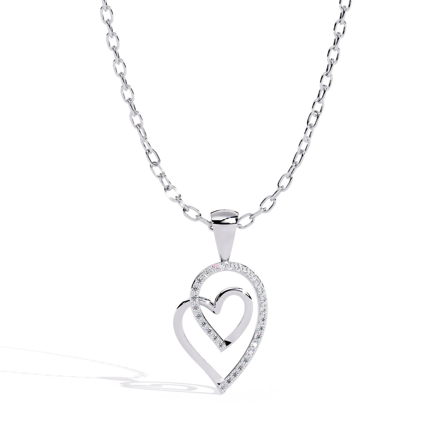 lab grown diamond | moissanite Jewellery Nine Love Lab Grown Diamond OR Moissanite Pendant Silver by Rabbito Jewels