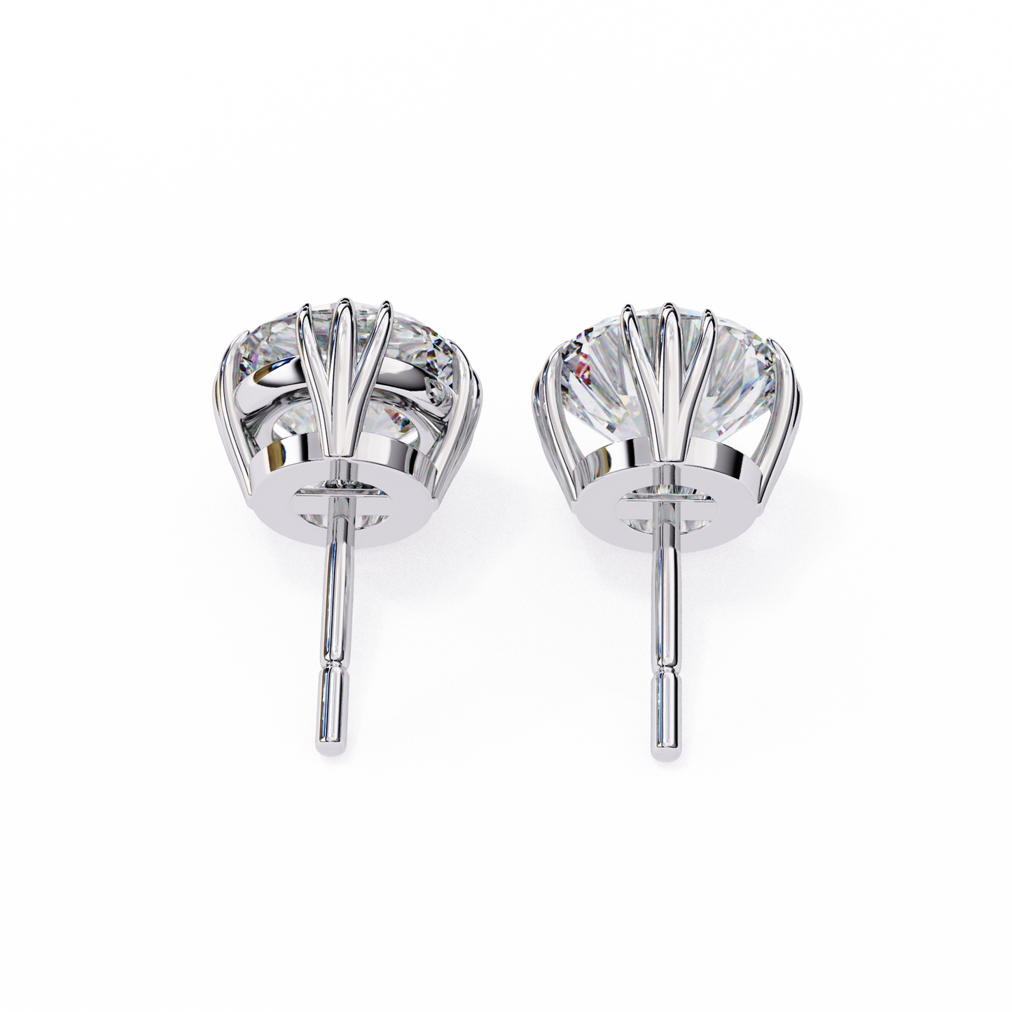 lab grown diamond | moissanite Jewellery Aurora’s Kiss Lab Grown OR Moissanite Earrings by Rabbito Jewels