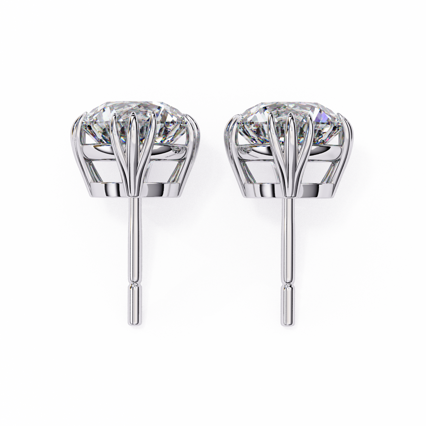 lab grown diamond | moissanite Jewellery Aurora’s Kiss Lab Grown OR Moissanite Earrings by Rabbito Jewels