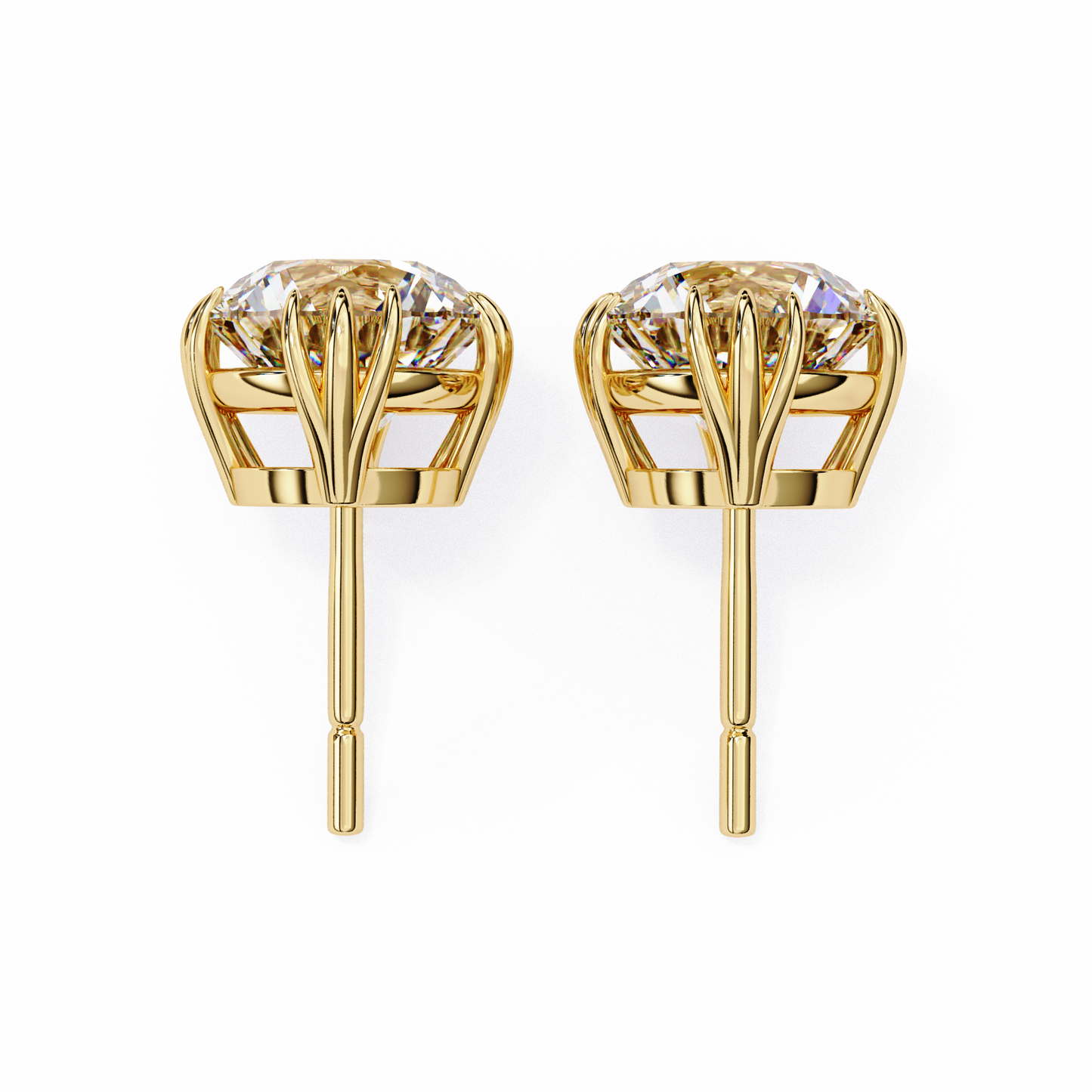 lab grown diamond | moissanite Jewellery Aurora’s Kiss Lab Grown OR Moissanite Earrings by Rabbito Jewels