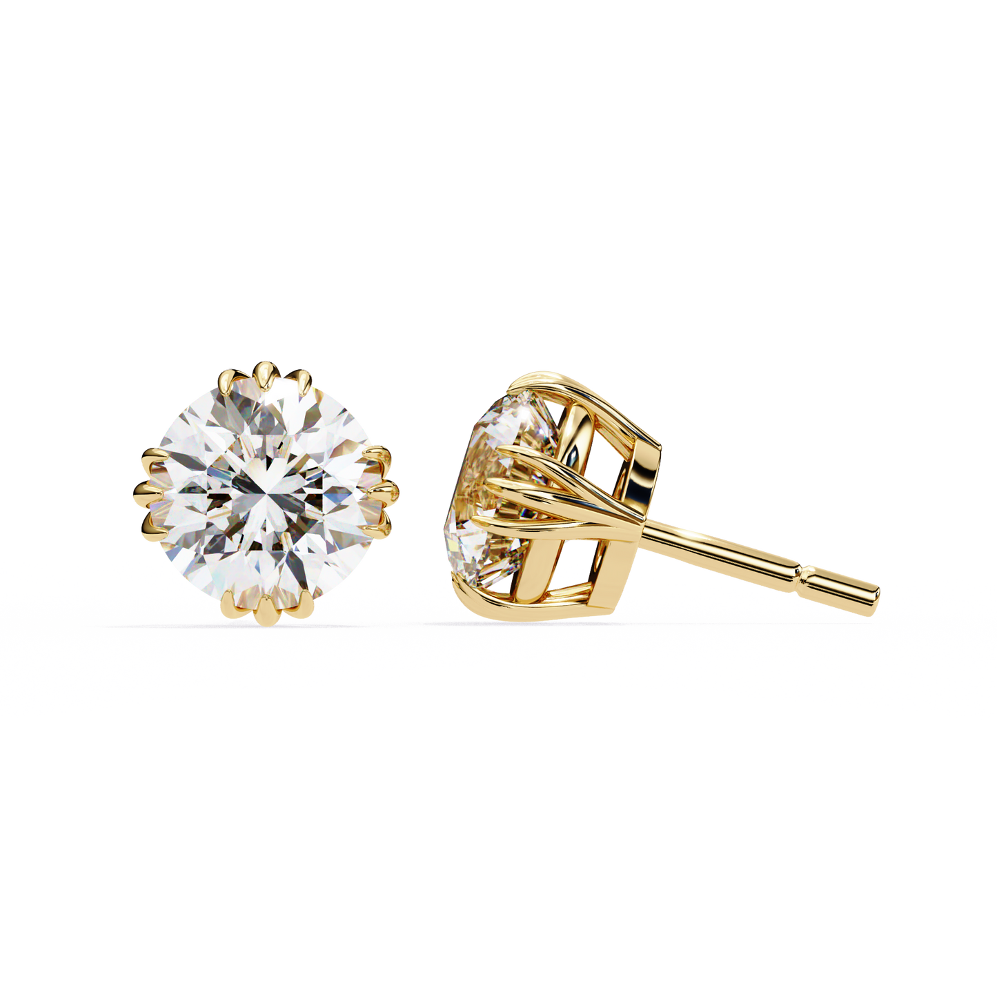 lab grown diamond | moissanite Jewellery Aurora’s Kiss Lab Grown OR Moissanite Earrings by Rabbito Jewels