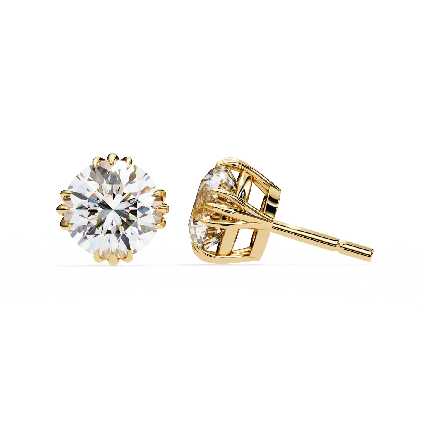 lab grown diamond | moissanite Jewellery Aurora’s Kiss Lab Grown OR Moissanite Earrings by Rabbito Jewels