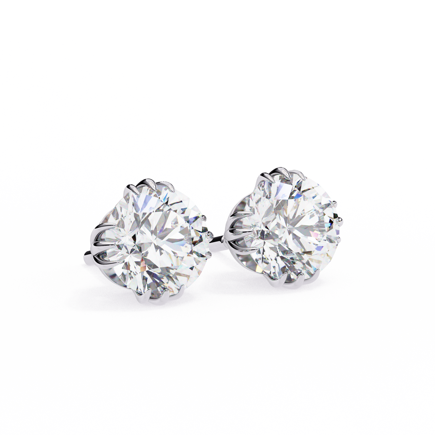 lab grown diamond | moissanite Jewellery Aurora’s Kiss Lab Grown OR Moissanite Earrings by Rabbito Jewels