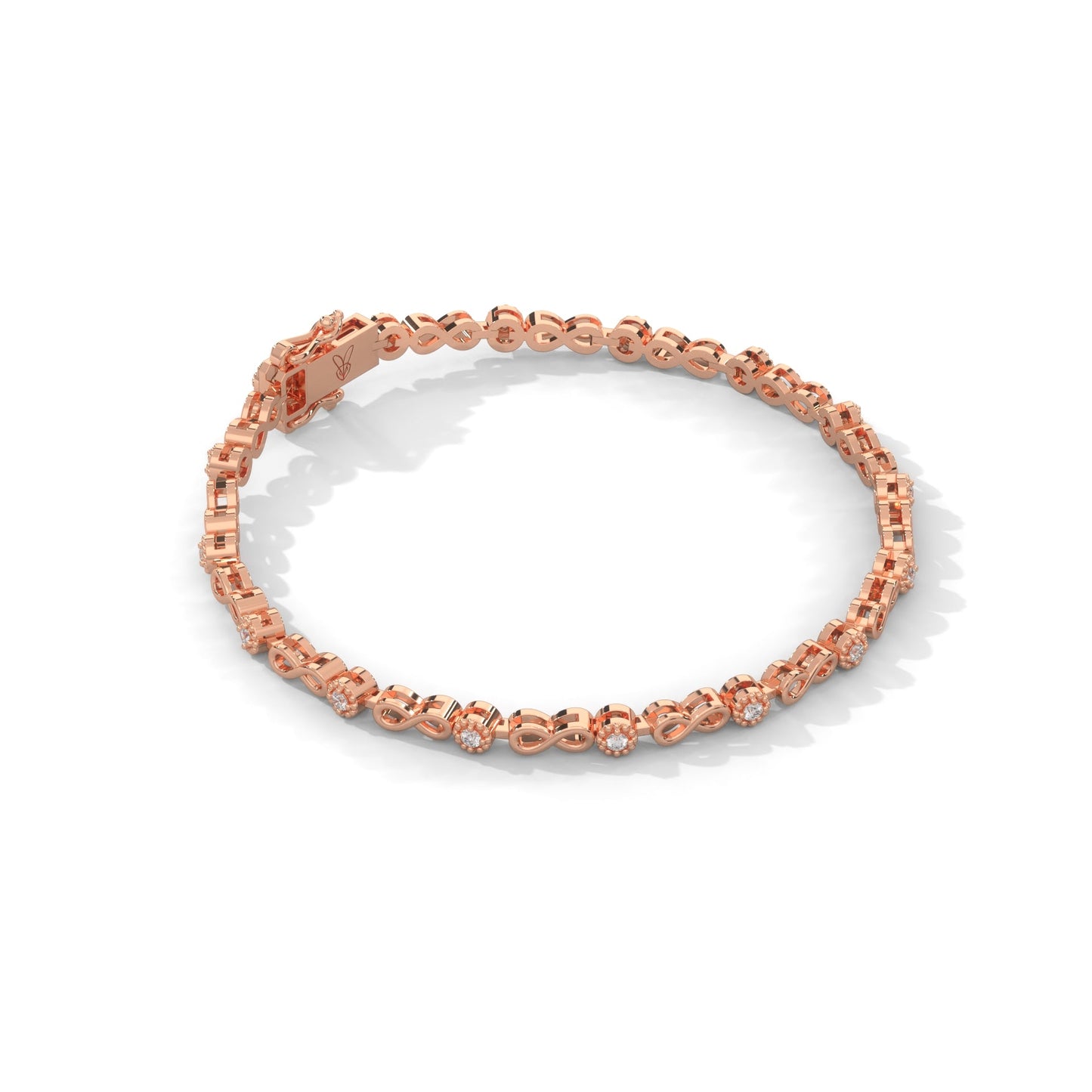 lab grown diamond | moissanite Jewellery Vintage Lab Grown Diamond OR Moissanite Bracelet by Rabbito Jewels