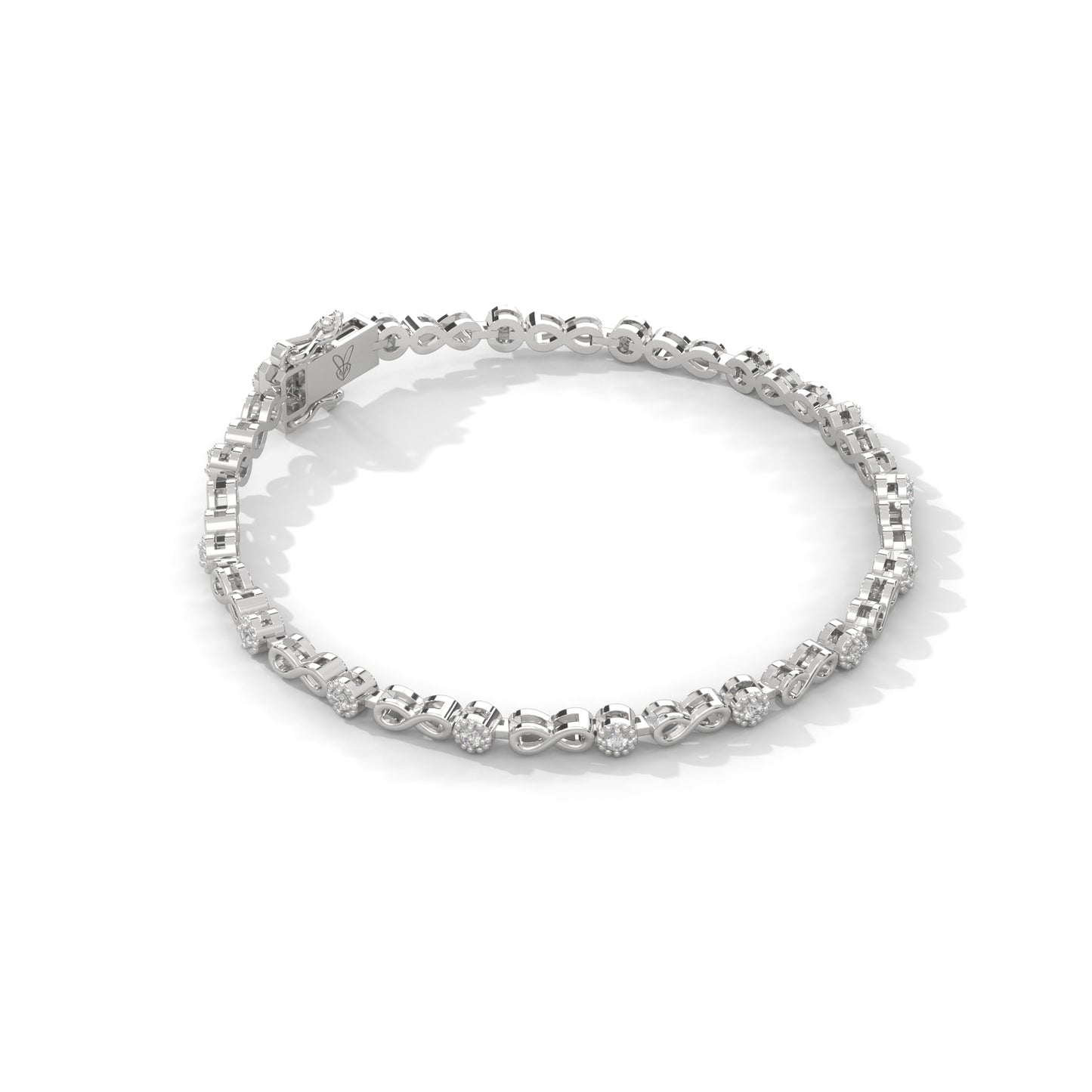 lab grown diamond | moissanite Jewellery Vintage Lab Grown Diamond OR Moissanite Bracelet by Rabbito Jewels