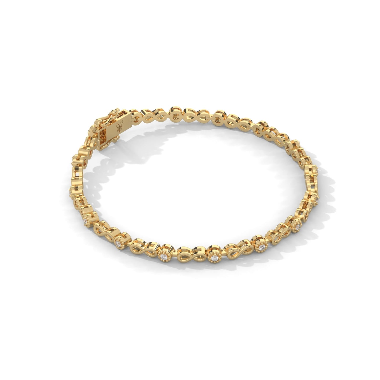 lab grown diamond | moissanite Jewellery Vintage Lab Grown Diamond OR Moissanite Bracelet by Rabbito Jewels