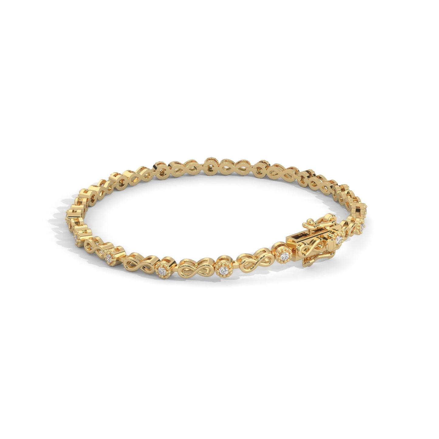 lab grown diamond | moissanite Jewellery Vintage Lab Grown Diamond OR Moissanite Bracelet by Rabbito Jewels