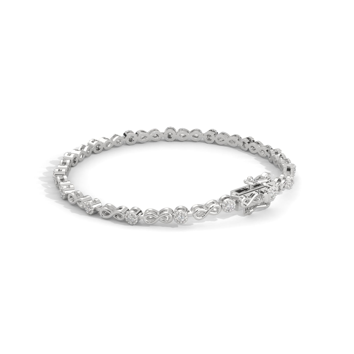 lab grown diamond | moissanite Jewellery Vintage Lab Grown Diamond OR Moissanite Bracelet by Rabbito Jewels