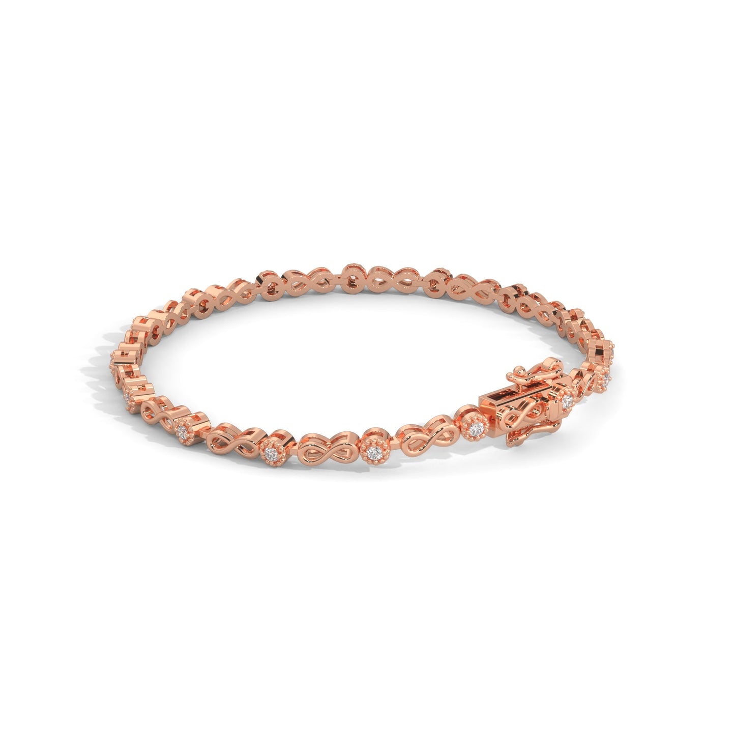 lab grown diamond | moissanite Jewellery Vintage Lab Grown Diamond OR Moissanite Bracelet by Rabbito Jewels