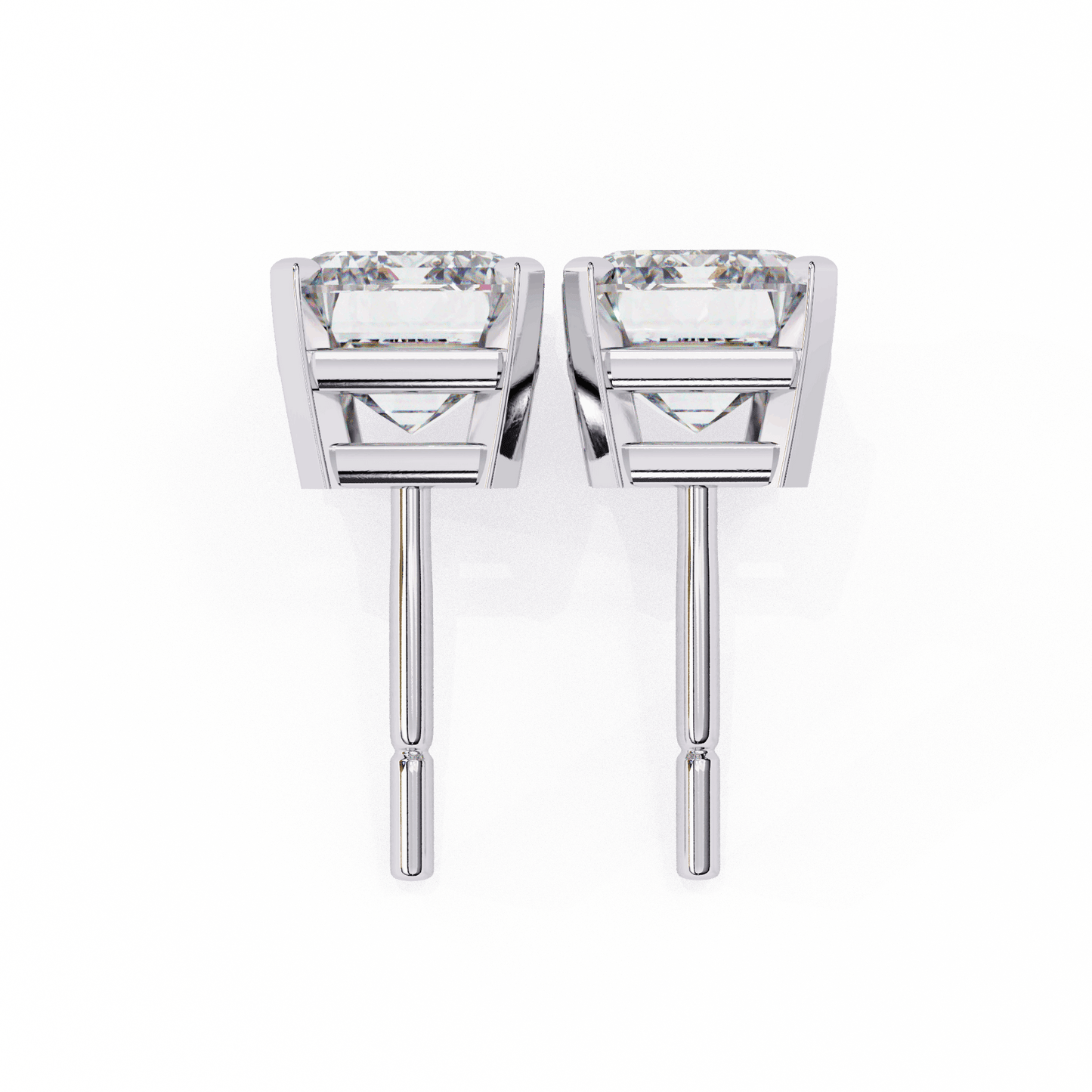 lab grown diamond | moissanite Jewellery Stardust Elegance Lab Grown Diamond OR Moissanite Stud Earrings by Rabbito Jewels