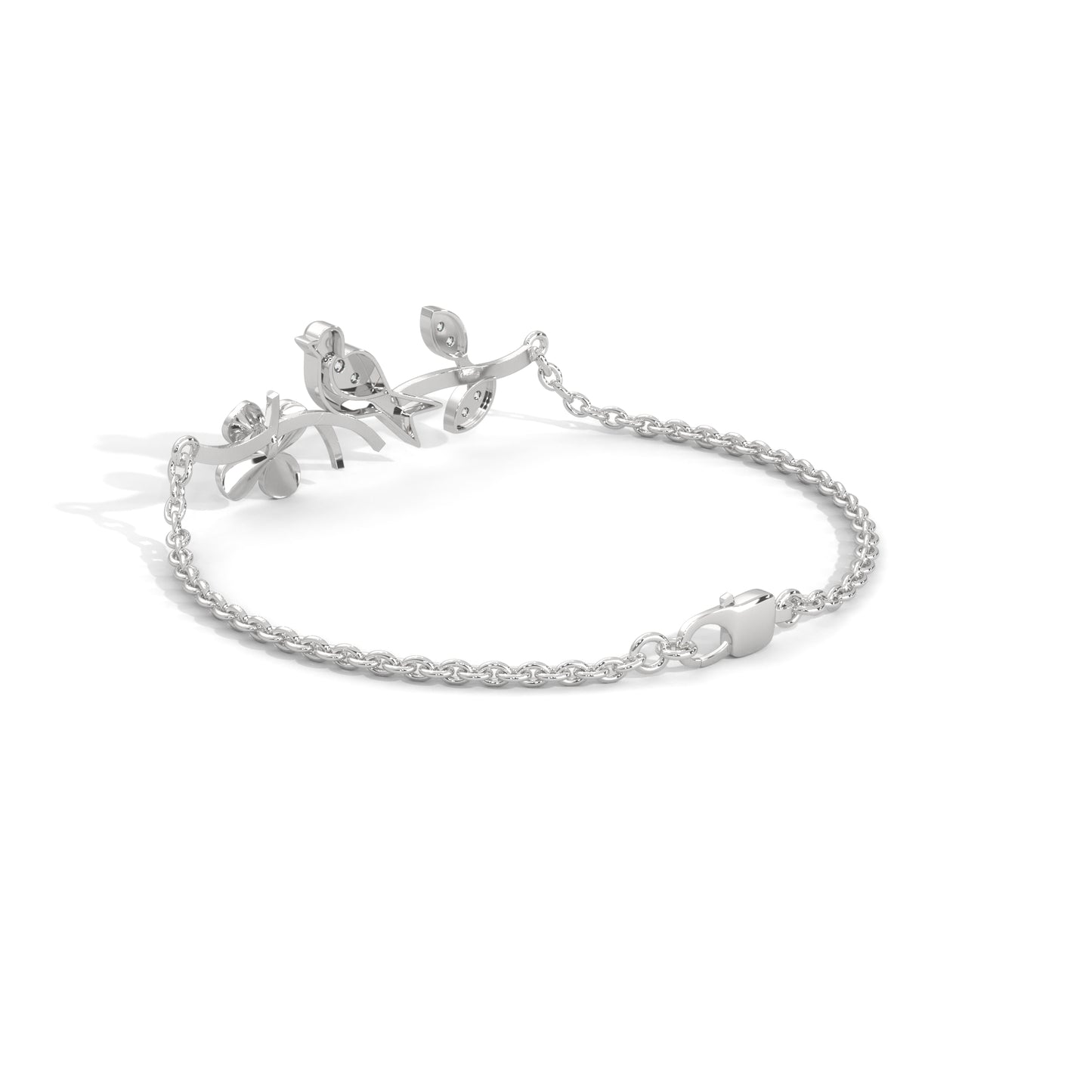 lab grown diamond | moissanite Jewellery Delicate Harmony Lab Grown Diamond OR Moissanite Bracelet by Rabbito Jewels