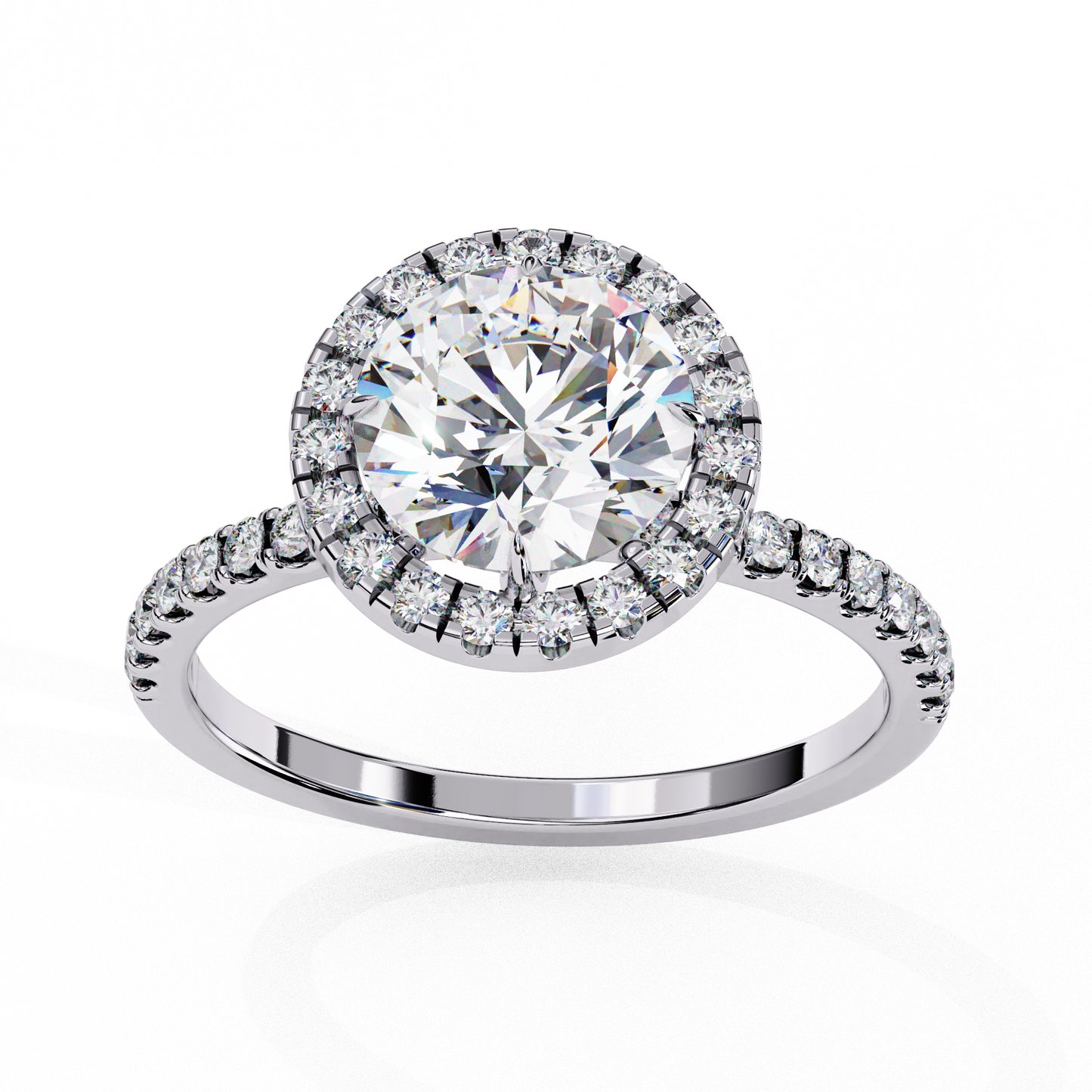 lab grown diamond | moissanite Jewellery Wings Fly Halo Lab Grown Diamond OR Moissanite Ring by Rabbito Jewels