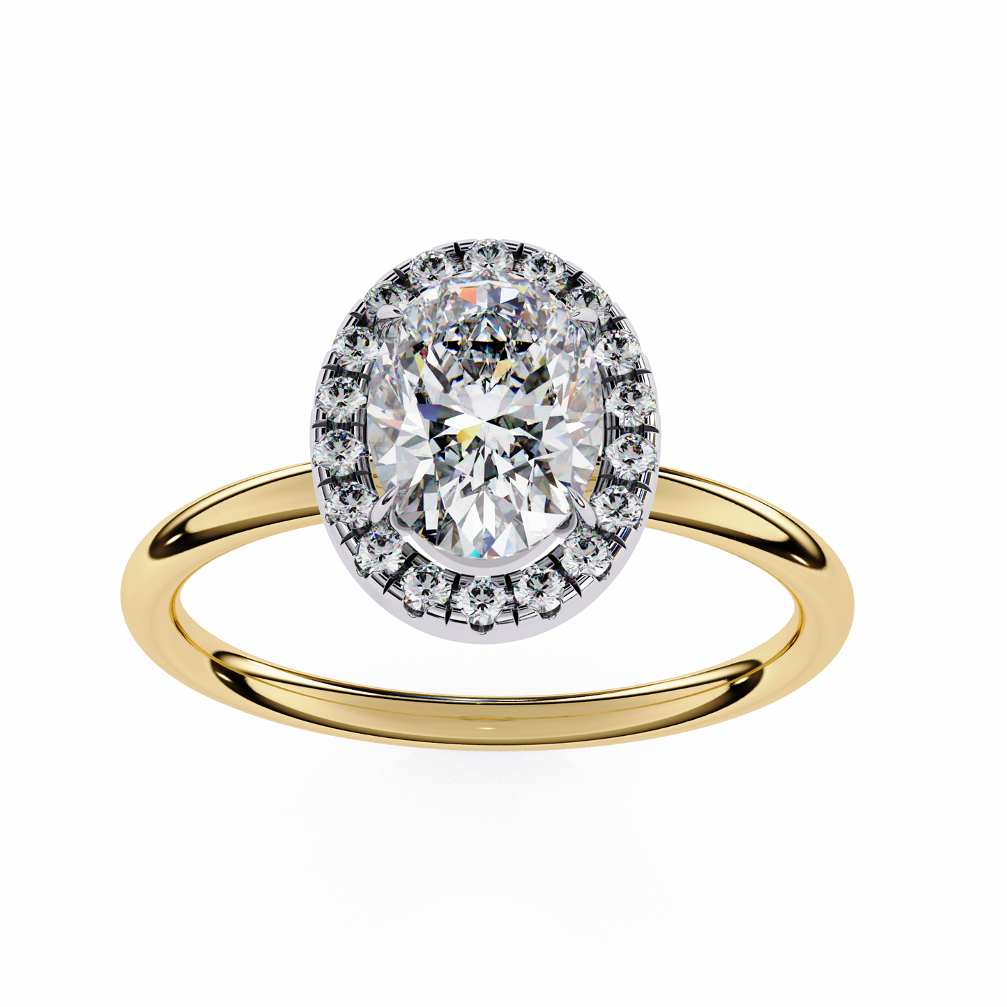 lab grown diamond | moissanite Jewellery 1.09CT Cushion Halo Lab Grown OR Moissanite Ring by Rabbito Jewels
