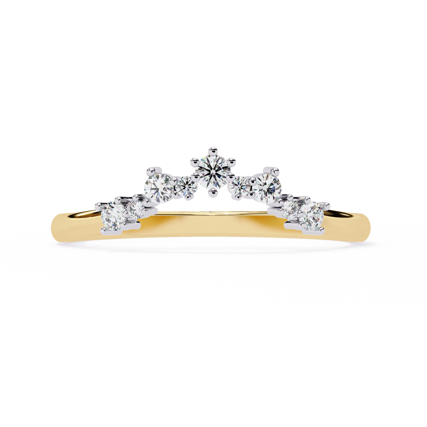 lab grown diamond | moissanite Jewellery Zaniah Lab Grown Diamond OR Moissanite Ring Yellow Gold 14K by Rabbito Jewels
