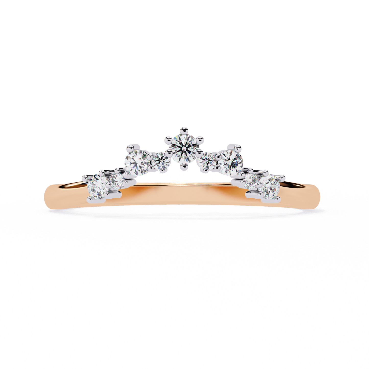 lab grown diamond | moissanite Jewellery Zaniah Lab Grown Diamond OR Moissanite Ring Rose Gold 18K by Rabbito Jewels