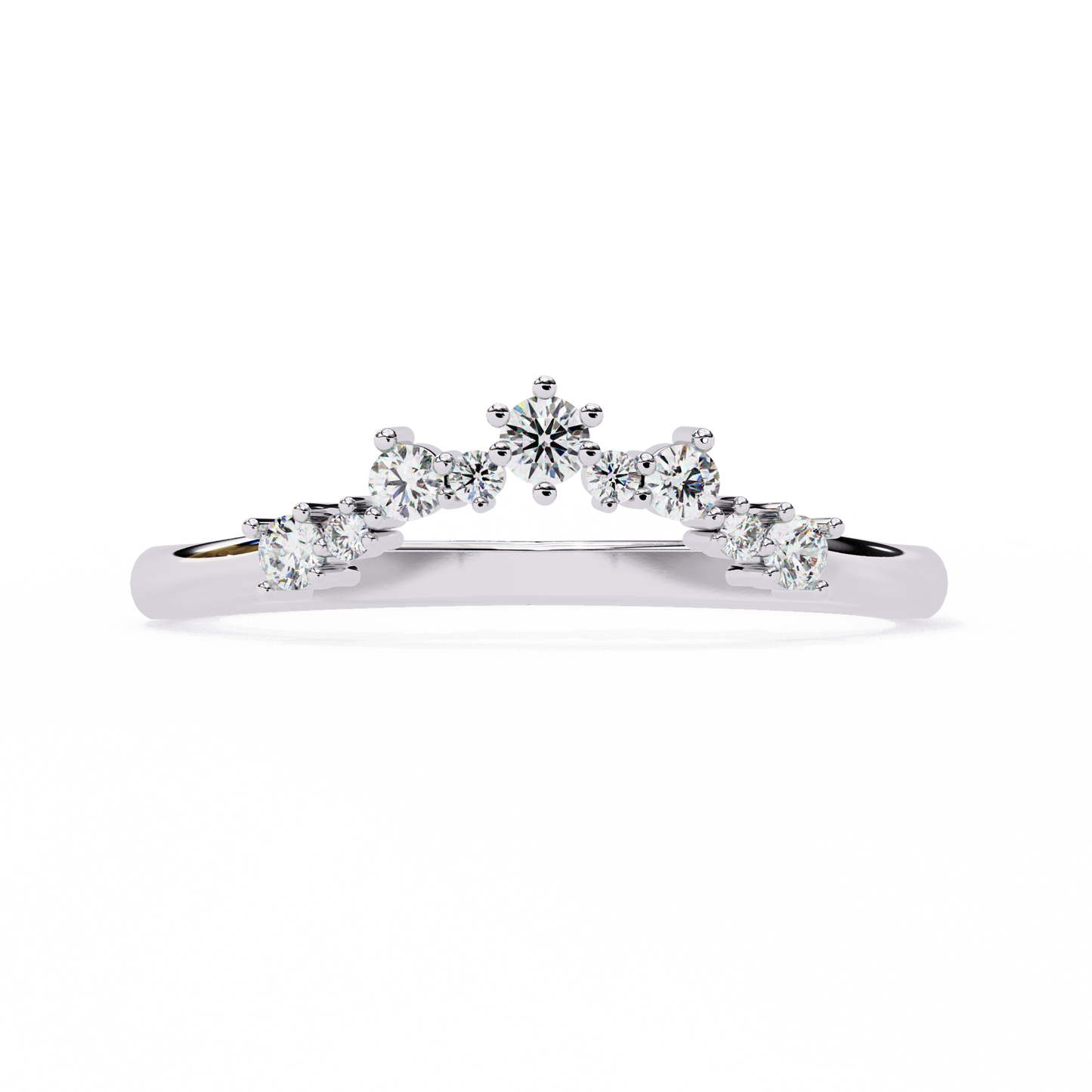 lab grown diamond | moissanite Jewellery Zaniah Lab Grown Diamond OR Moissanite Ring White Gold 14K by Rabbito Jewels