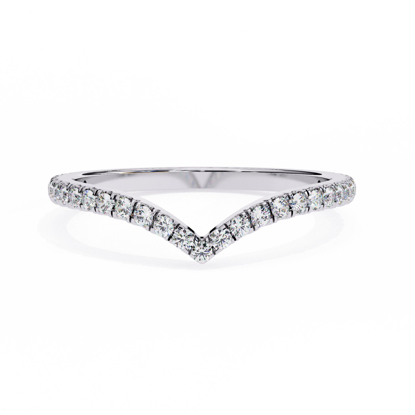 lab grown diamond | moissanite Jewellery Ellora Lab Grown Diamond OR Moissanite Ring White Gold 18K by Rabbito Jewels