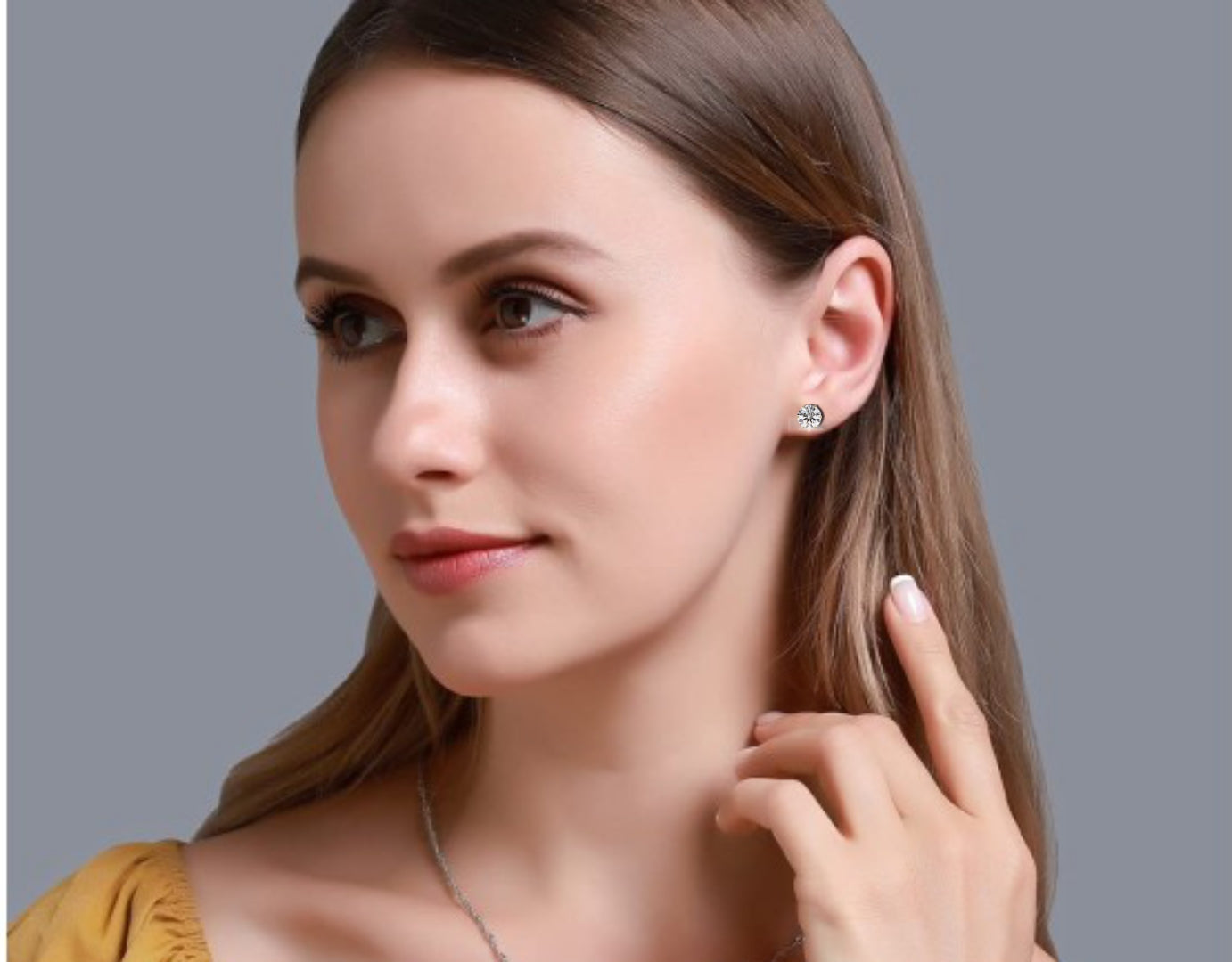 lab grown diamond | moissanite Jewellery Velvet Glow Lab Grown Diamond OR Moissanite Earrings by Rabbito Jewels