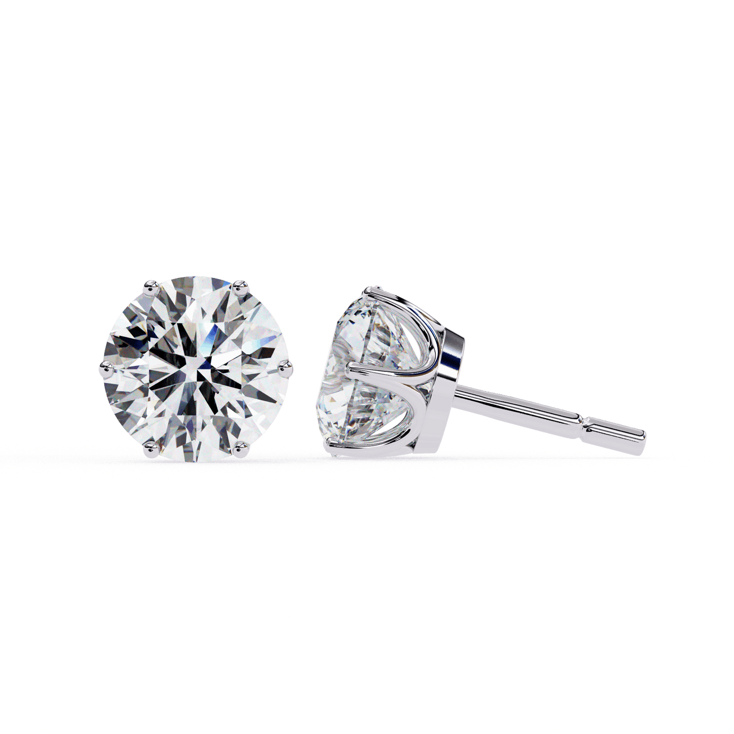 lab grown diamond | moissanite Jewellery Velvet Glow Lab Grown Diamond OR Moissanite Earrings by Rabbito Jewels