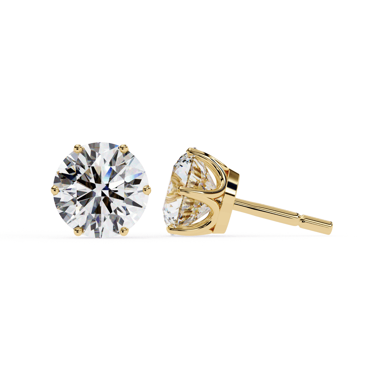lab grown diamond | moissanite Jewellery Velvet Glow Lab Grown Diamond OR Moissanite Earrings by Rabbito Jewels
