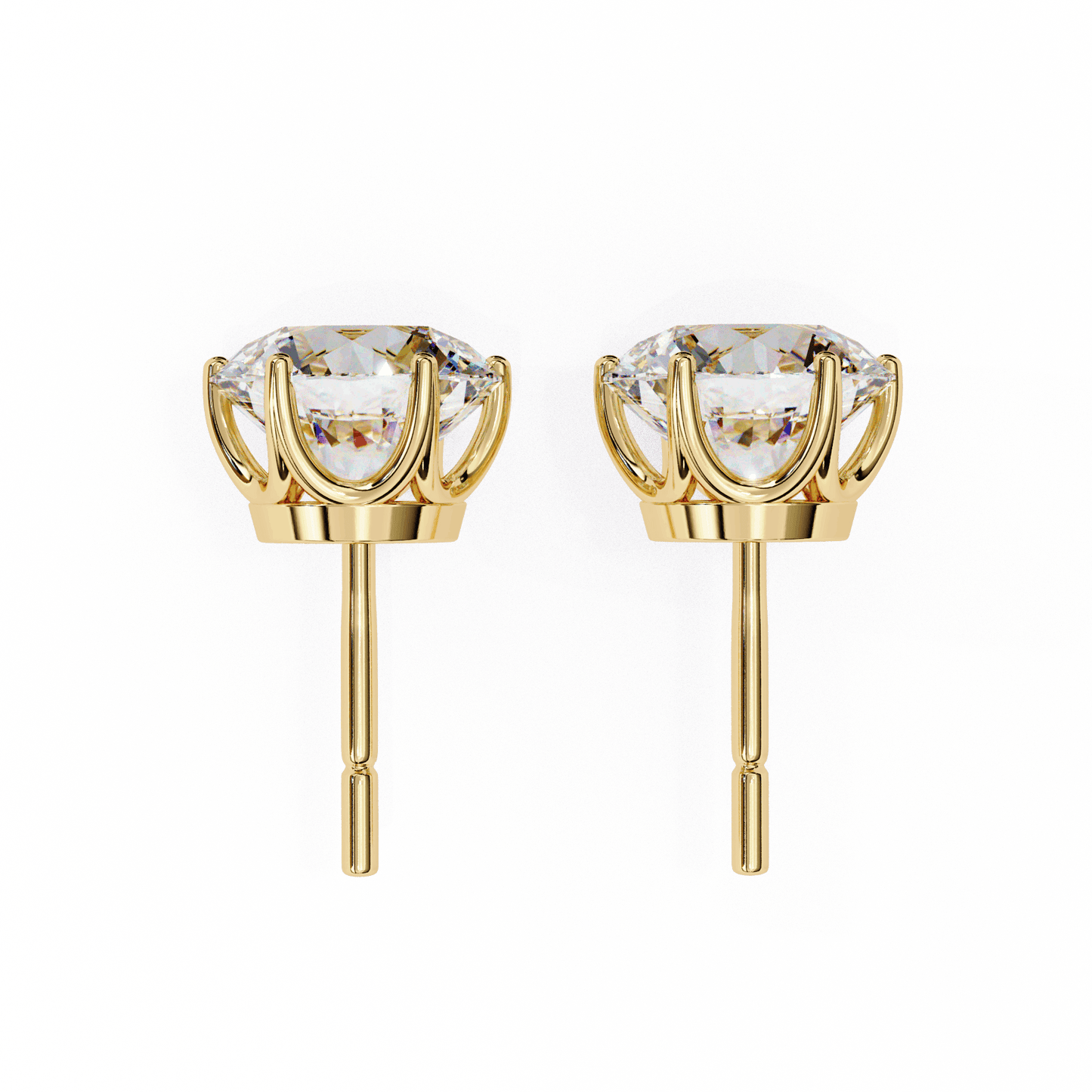 lab grown diamond | moissanite Jewellery Velvet Glow Lab Grown Diamond OR Moissanite Earrings by Rabbito Jewels