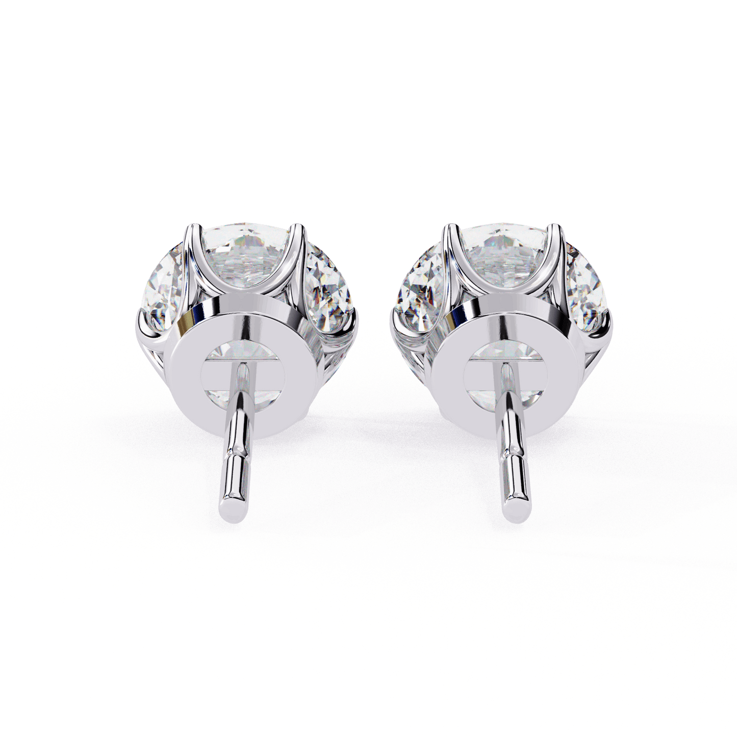 lab grown diamond | moissanite Jewellery Velvet Glow Lab Grown Diamond OR Moissanite Earrings by Rabbito Jewels