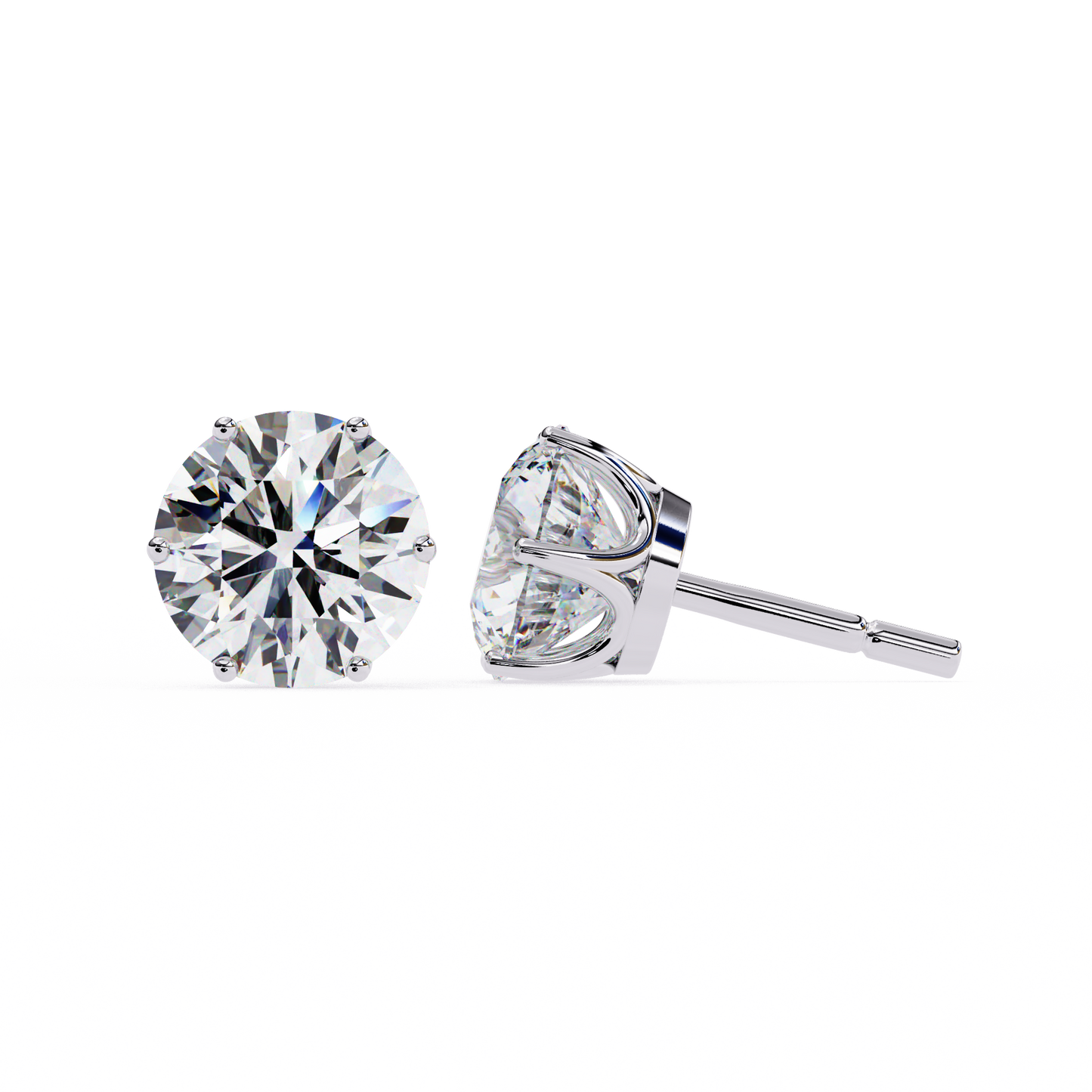lab grown diamond | moissanite Jewellery Velvet Glow Lab Grown Diamond OR Moissanite Earrings by Rabbito Jewels