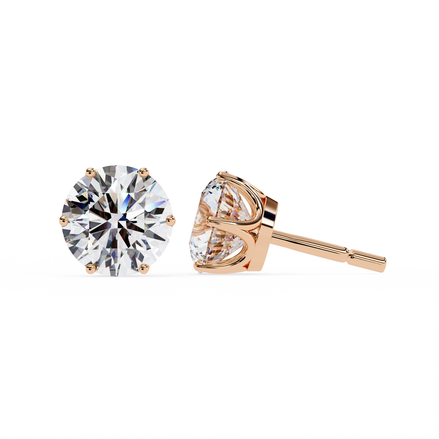 lab grown diamond | moissanite Jewellery Velvet Glow Lab Grown Diamond OR Moissanite Earrings by Rabbito Jewels