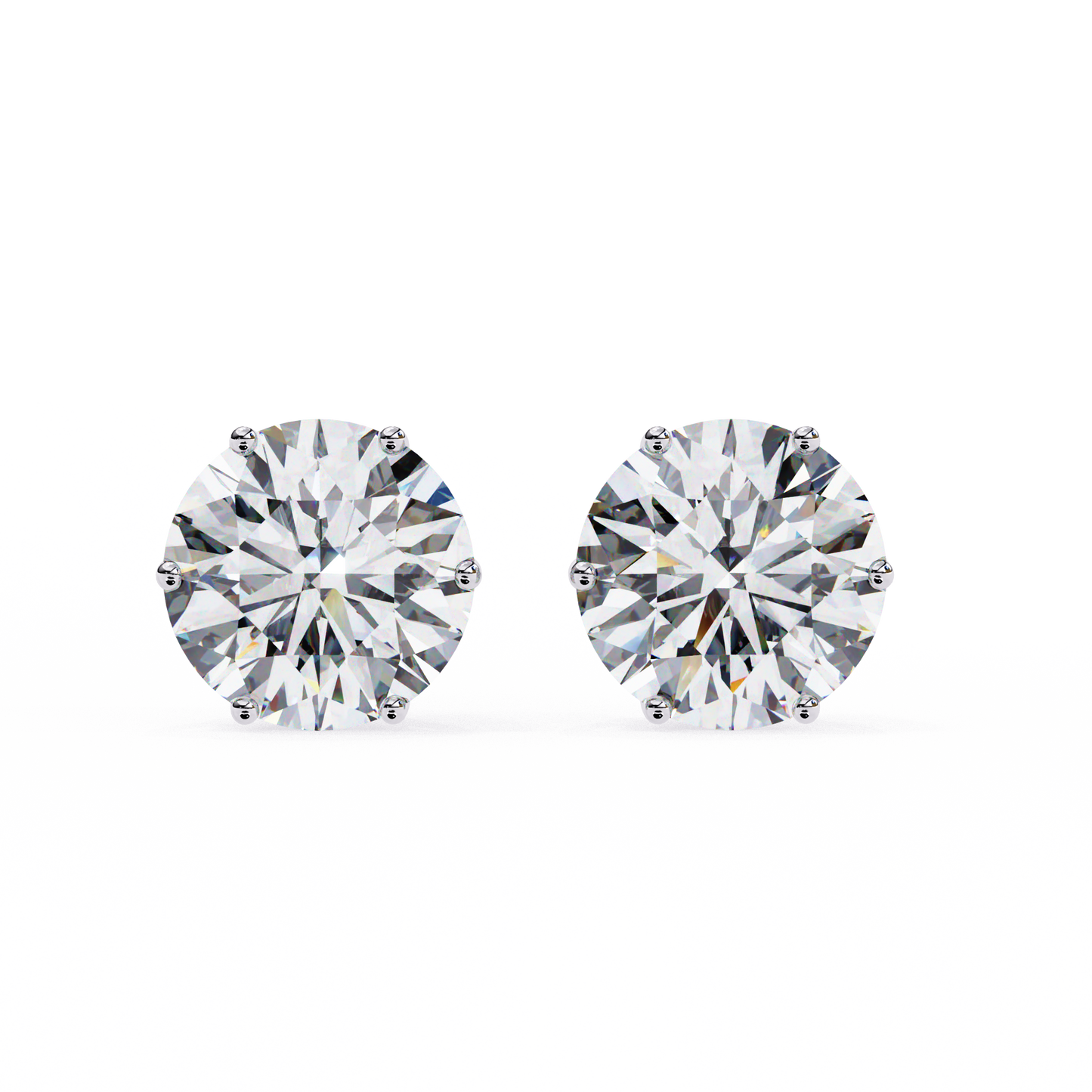 lab grown diamond | moissanite Jewellery Velvet Glow Lab Grown Diamond OR Moissanite Earrings Silver by Rabbito Jewels