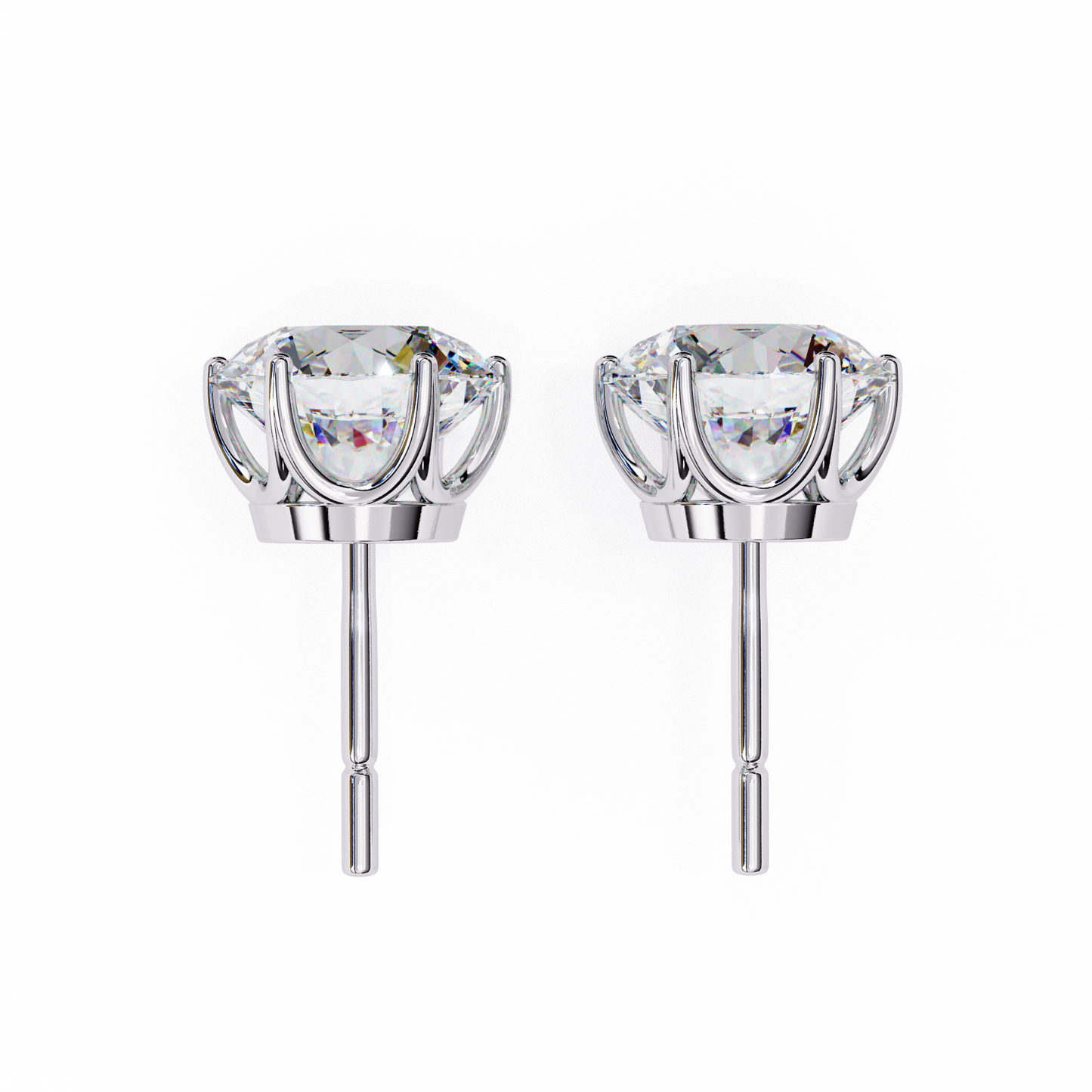 lab grown diamond | moissanite Jewellery Velvet Glow Lab Grown Diamond OR Moissanite Earrings by Rabbito Jewels
