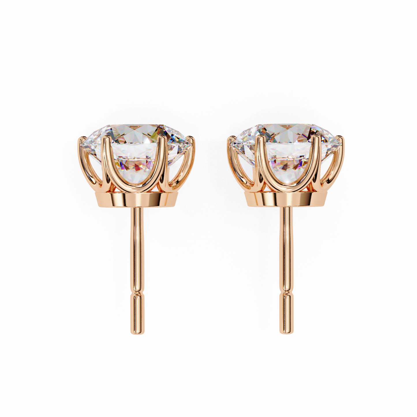lab grown diamond | moissanite Jewellery Velvet Glow Lab Grown Diamond OR Moissanite Earrings by Rabbito Jewels