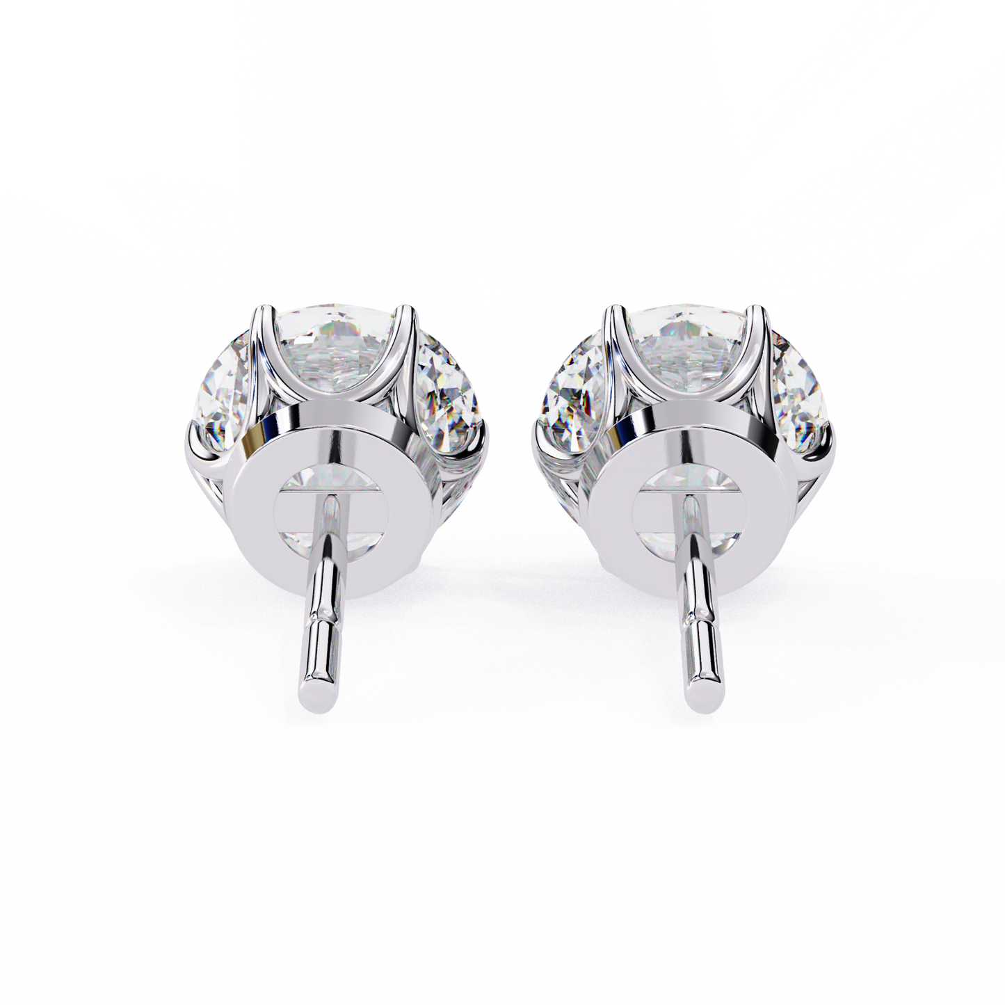 lab grown diamond | moissanite Jewellery Velvet Glow Lab Grown Diamond OR Moissanite Earrings by Rabbito Jewels