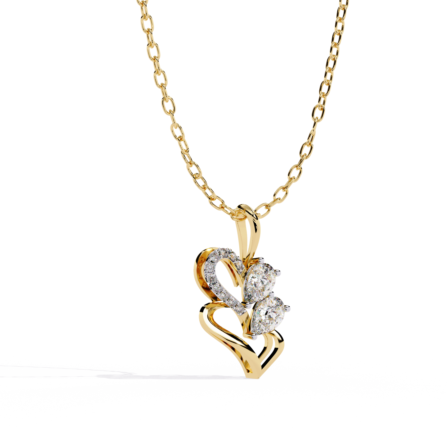 lab grown diamond | moissanite Jewellery Prince Leaf Lab Grown Diamond OR Moissanite Pendant by Rabbito Jewels