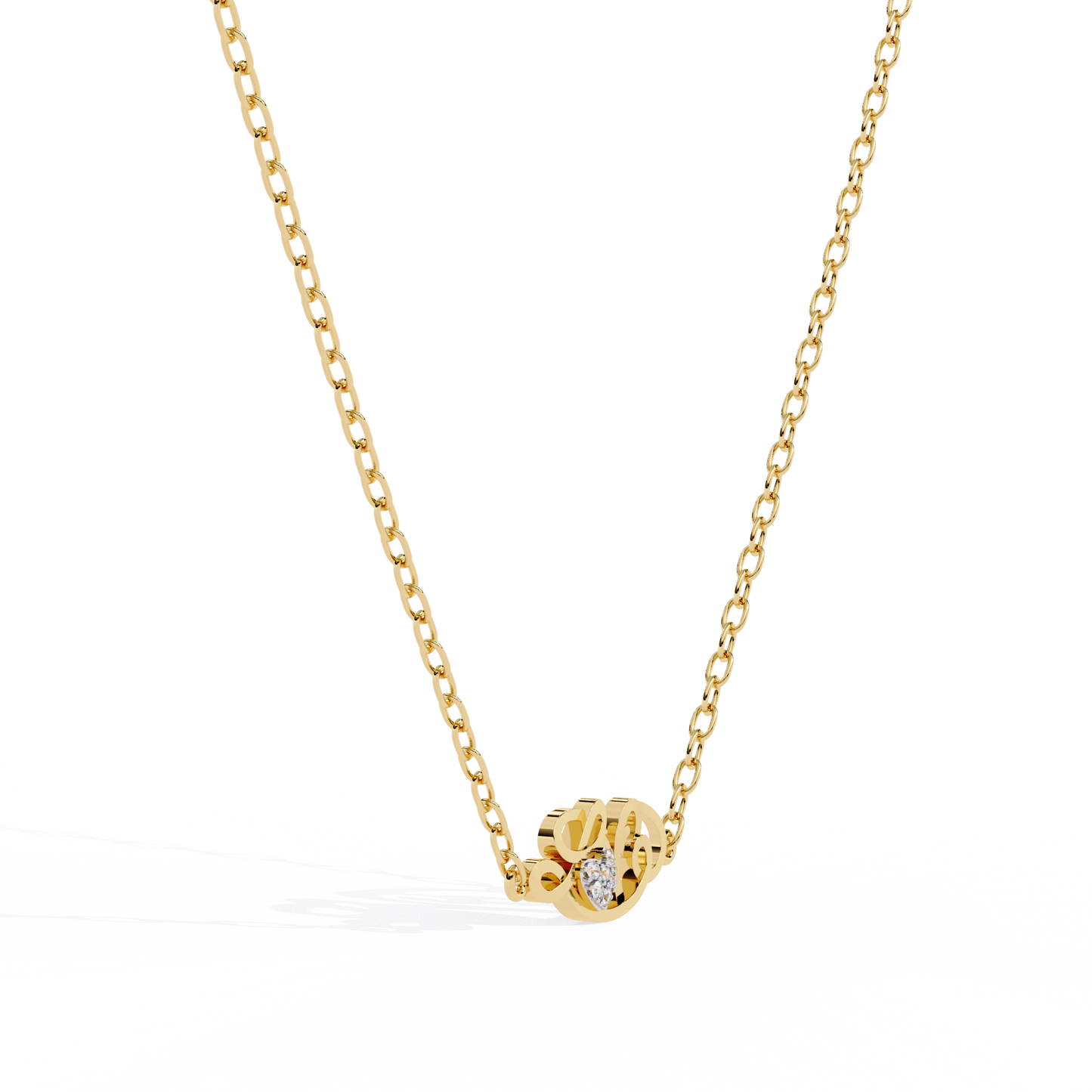 lab grown diamond | moissanite Jewellery Spring Love Lab Grown Diamond OR Moissanite Pendant by Rabbito Jewels
