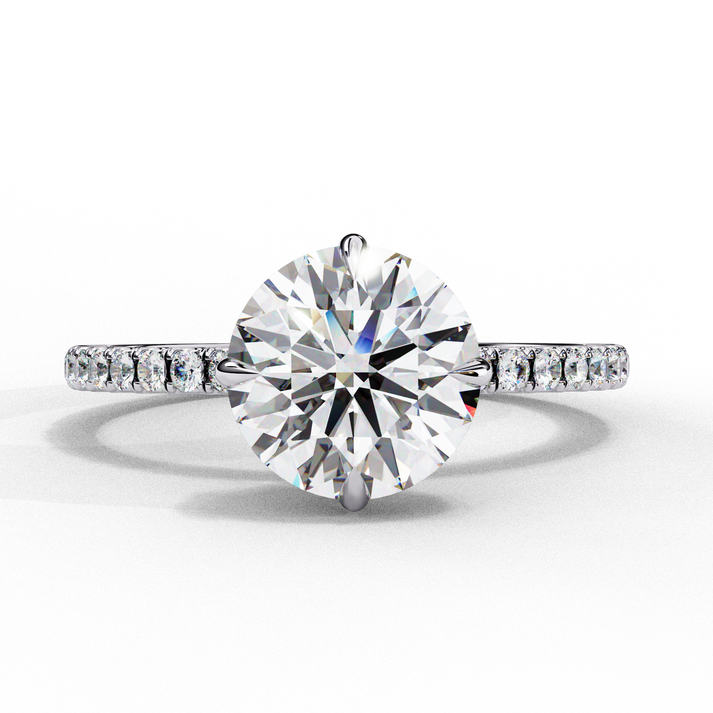 lab grown diamond | moissanite Jewellery Divine Union Lab Grown Diamond OR Moissanite Ring Silver by Rabbito Jewels