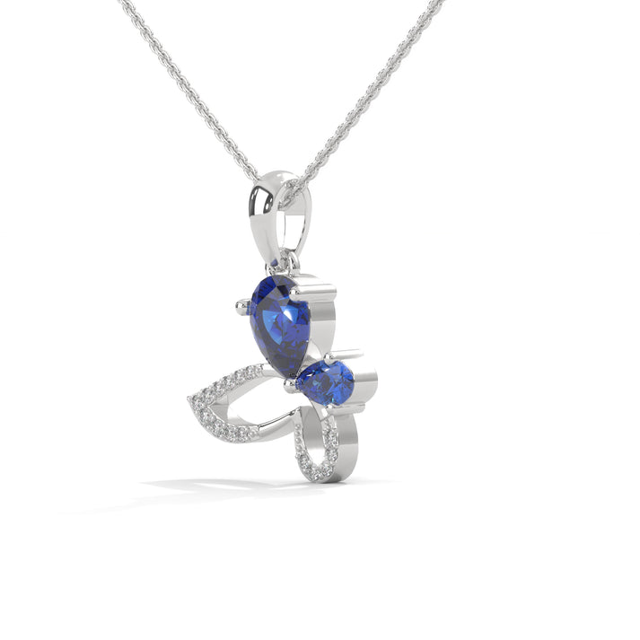 lab grown diamond | moissanite Jewellery Butterfly Lab Grown Diamond OR Moissanite Pendant by Rabbito Jewels