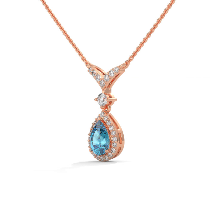 lab grown diamond | moissanite Jewellery Lagoon Loop Lab Grown Diamond OR Moissanite Pendant by Rabbito Jewels