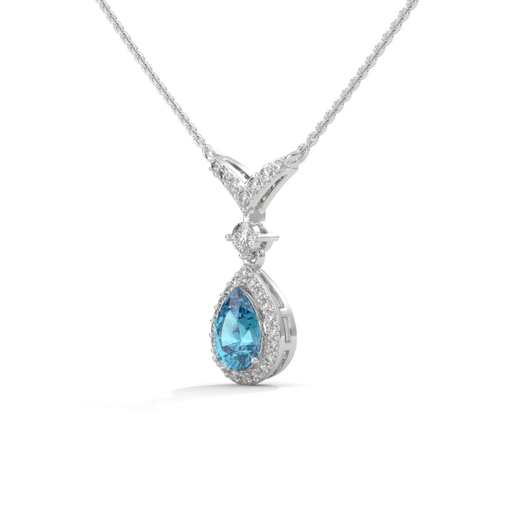 lab grown diamond | moissanite Jewellery Lagoon Loop Lab Grown Diamond OR Moissanite Pendant by Rabbito Jewels