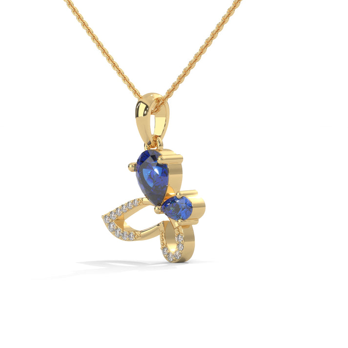 lab grown diamond | moissanite Jewellery Butterfly Lab Grown Diamond OR Moissanite Pendant by Rabbito Jewels