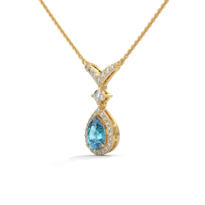 lab grown diamond | moissanite Jewellery Lagoon Loop Lab Grown Diamond OR Moissanite Pendant by Rabbito Jewels