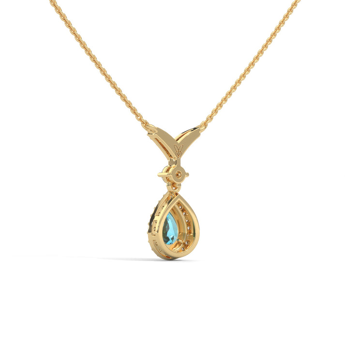 lab grown diamond | moissanite Jewellery Lagoon Loop Lab Grown Diamond OR Moissanite Pendant by Rabbito Jewels