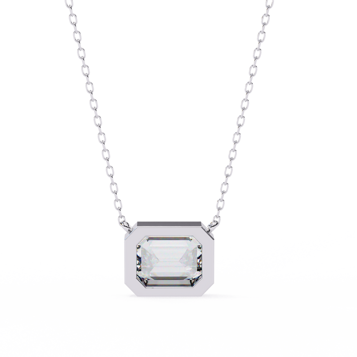 lab grown diamond | moissanite Jewellery Celia Lab Grown Diamond OR Moissanite Pendant by Rabbito Jewels