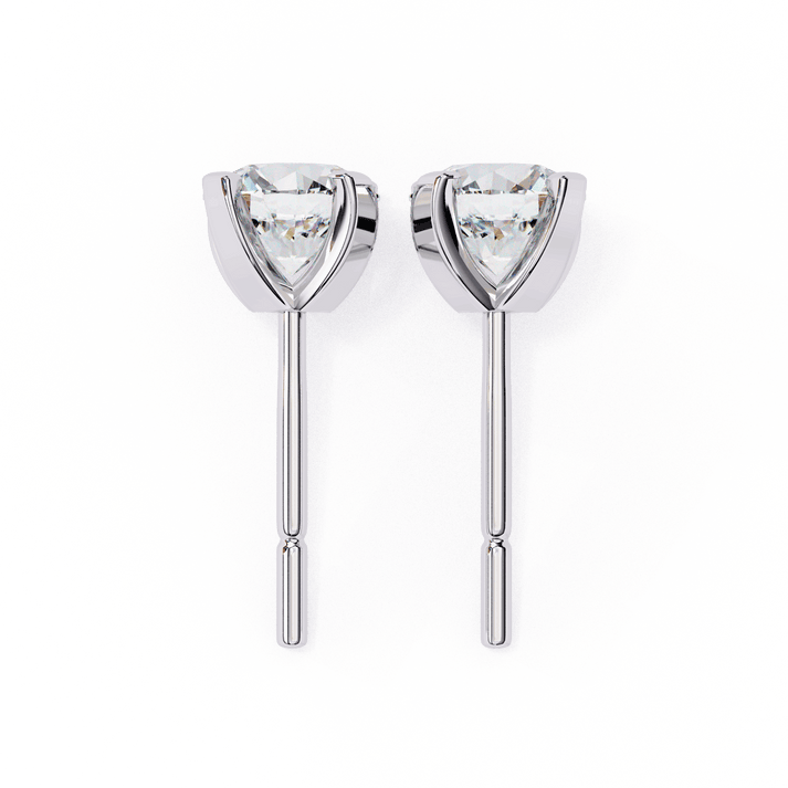 lab grown diamond | moissanite Jewellery Neon Ice 1.28ct Lab Grown OR Moissanite Stud Earrings by Rabbito Jewels