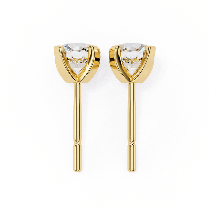 lab grown diamond | moissanite Jewellery Neon Ice 1.28ct Lab Grown OR Moissanite Stud Earrings by Rabbito Jewels