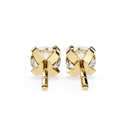 lab grown diamond | moissanite Jewellery Neon Ice 1.28ct Lab Grown OR Moissanite Stud Earrings by Rabbito Jewels